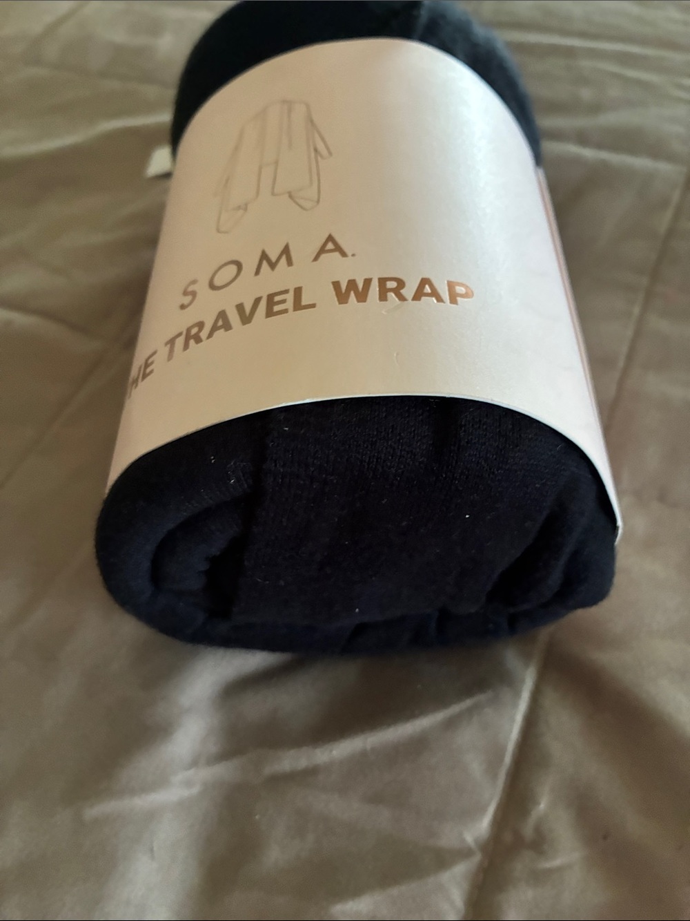 Soma Black Travel Wrap Scarf - Picture 5 of 5